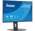 Ecran IIYAMA 24'' Ultra mince Noir IPS 1920x1080 100Hz 1ms 350cd/m² HDMI DP USB-C dock USB-C 4xUSB Haut-parleurs 15cm pied régla