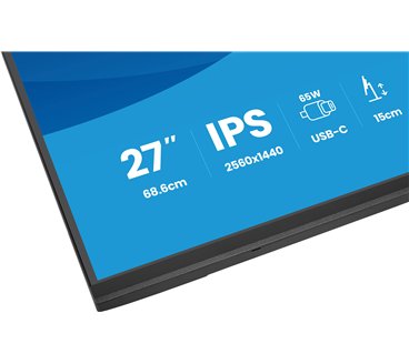 iiyama ProLite XB2797QSN-B1 écran plat de PC 68,6 cm (27") 2560 x 1440 pixels Quad HD LCD Noir