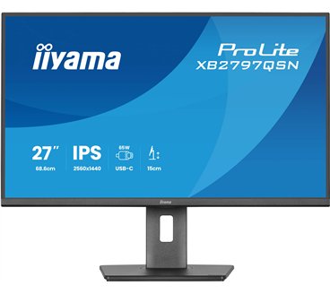 iiyama ProLite XB2797QSN-B1 écran plat de PC 68,6 cm (27") 2560 x 1440 pixels Quad HD LCD Noir