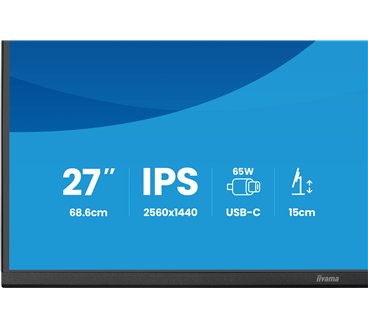 iiyama ProLite XB2797QSN-B1 écran plat de PC 68,6 cm (27") 2560 x 1440 pixels Quad HD LCD Noir