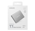 SSD EXT SAMSUNG T7 Resurrected 4000G Gris clair USB 3.2 Gen 2 Lecture Jusqu'à 1050 Mo/s Ecriture Jusqu'à 1000 Mo/s MU-PD4T0G/WW