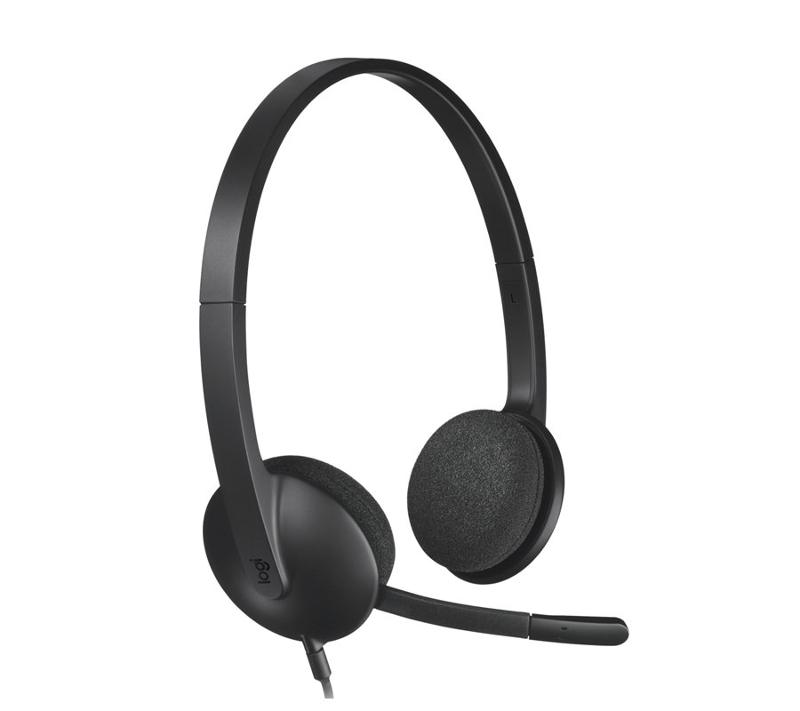 Casque Micro Logitech Headset H340 USB (Noir)