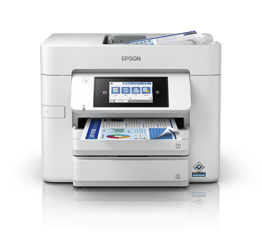 EPSON WorkForce Pro WF-C4810DTWF MFP Jet d'encre couleur A4 25 ppm/12 ppm, R-V impression, chargeur 50p, Wifi,USB, Ethernet, 2ba