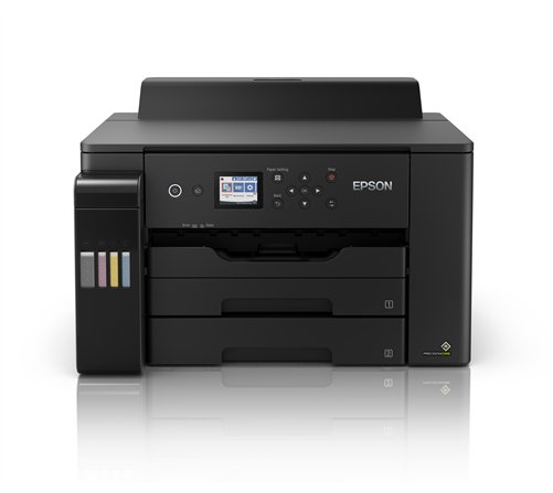 EPSON EcoTank ET-16150 Imprimante Jet d'encre couleur A3 rechargeable 25ppm/25ppm, R-V impression, Wifi,USB, Ethernet, 2bac x 25
