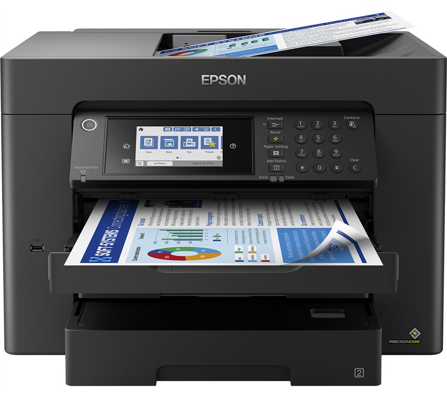 Imprimante Multifonction Epson WorkForce WF-7840DTW A3+(Noir)