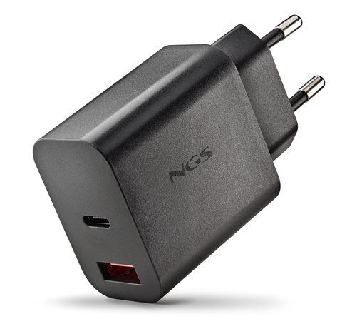 NGS ERA 30W BLACK Universel Noir Secteur Charge rapide Intérieure