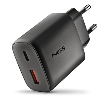 NGS ERA 45W BLACK Universel Noir Secteur Charge rapide Intérieure