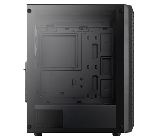 Boitier Moyen Tour ATX AeroCool Beam v2 RGB avec panneaux vitrés (Noir)