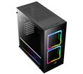 Boitier Moyen Tour ATX AeroCool Tor RGB avec panneaux vitrés (Noir)
