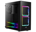 Boitier Moyen Tour ATX AeroCool Tor RGB avec panneaux vitrés (Noir)