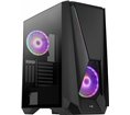 Boitier Moyen Tour E-ATX AeroCool Visor RGB avec panneau vitré (Noir)