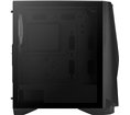 Boitier Moyen Tour E-ATX AeroCool Visor RGB avec panneau vitré (Noir)