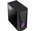 Boitier Moyen Tour E-ATX AeroCool Visor RGB avec panneau vitré (Noir)