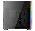 Boitier Moyen Tour ATX AeroCool Glo RGB avec panneau vitré (Noir)