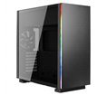 Boitier Moyen Tour ATX AeroCool Glo RGB avec panneau vitré (Noir)