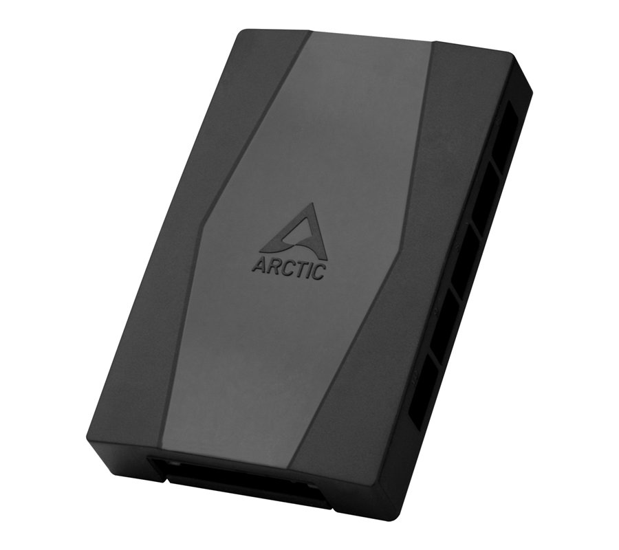 Contrôleur/Hub Arctic Case Fan Hub pour 10x ventilateurs PWM (Noir)