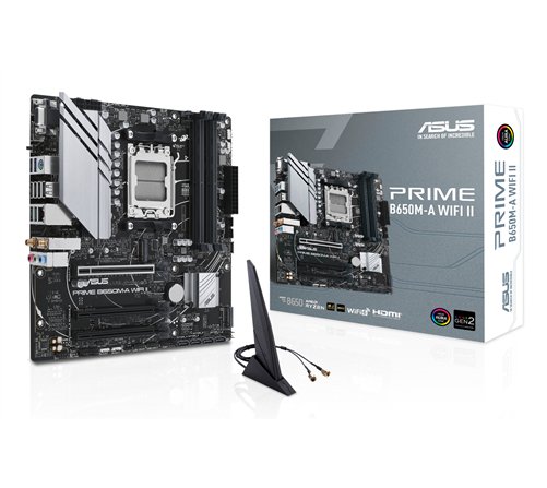 ASUS PRIME B650M-A WIFI II AMD B650 Emplacement AM5 micro ATX
