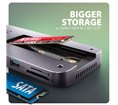 Station d'accueil portable USB-C 3.2 Axagon HMC-12GM2 avec lecteur SSD (Gris)